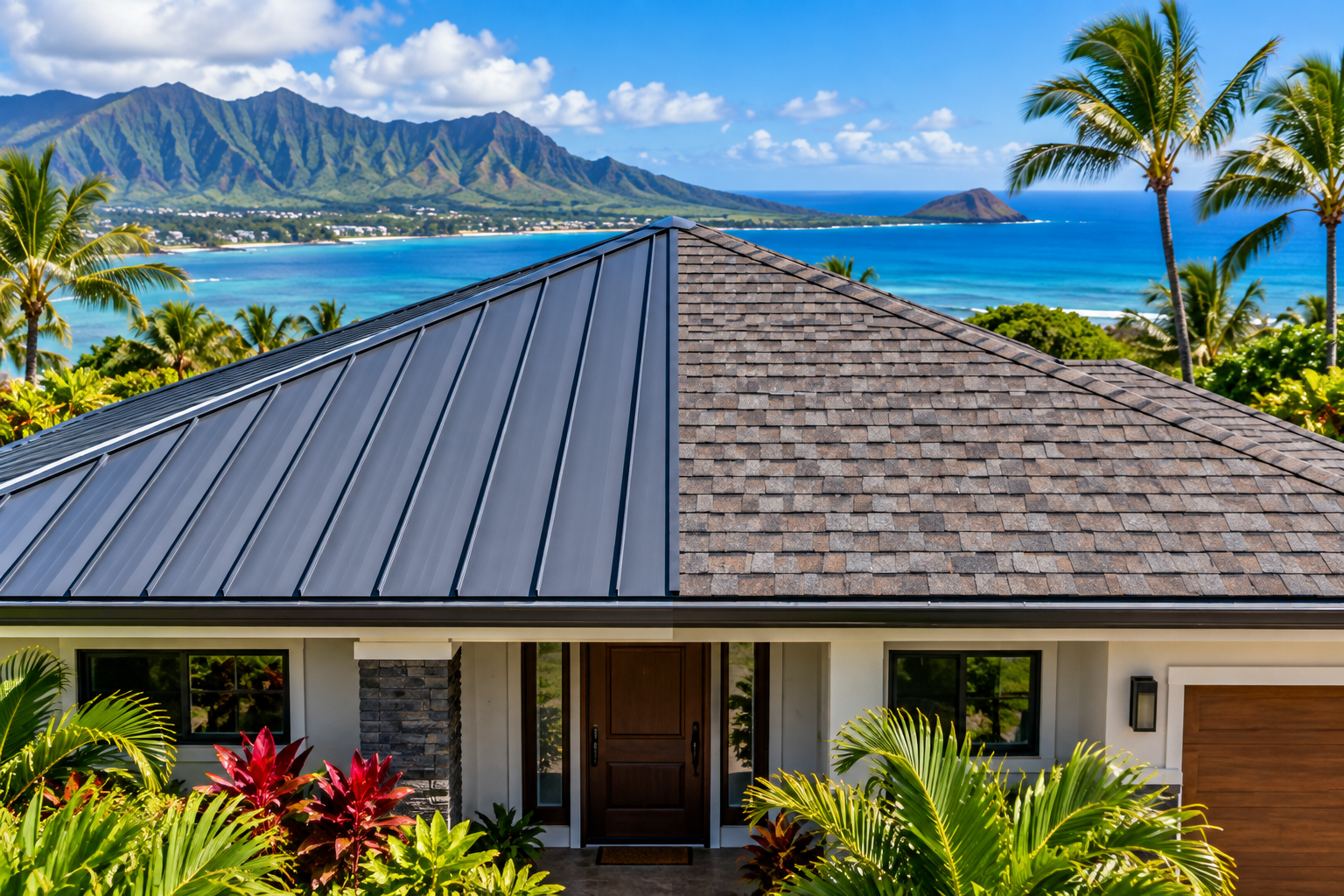Metal vs. Shingle Roofs: Which Is Better for Island Homes in Hawaii?